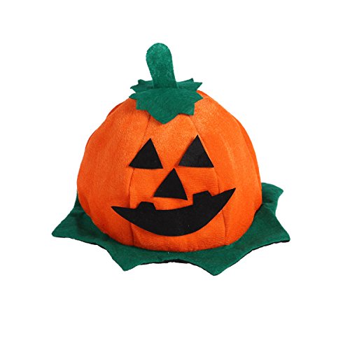 BESTOYARD Kürbis Hut Party Halloween Cosplay Jack-O-Laterne Hut Halloween Kostüm Dress-up Hut Requisiten für Erwachsene und Kinder (Grüne Lotus Leaf) von BESTOYARD