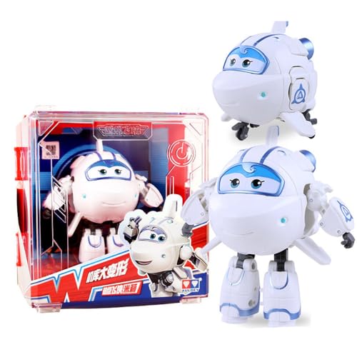 BESTWALED Astra Mädchen Verformung Flugzeug Super Flügel Neues Spielzeug L12CM Trägheitsfahrzeug Jungen Deformation Roboter Kreatives Geschenk Kinderspielzeug Super Wings Serie 15 Figurine von BESTWALED