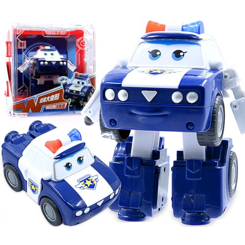 BESTWALED Kim Trägheitsfahrzeug Jungen Deformation Roboter Super Flügel Neues Spielzeug Mädchen Verformung Flugzeug Kreatives Geschenk L12CM Kinderspielzeug Super Wings Serie 15 Figurine von BESTWALED