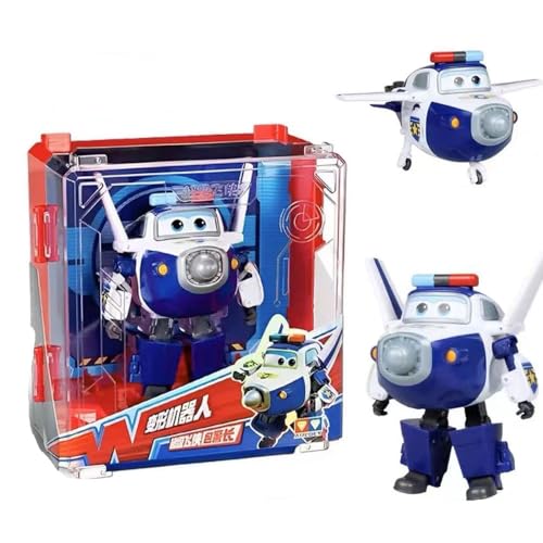 BESTWALED Paul Super Flügel Neues Spielzeug L12CM Trägheitsfahrzeug Jungen Deformation Roboter Mädchen Verformung Flugzeug Kreatives Geschenk Kinderspielzeug Super Wings Serie 15 Figurine von BESTWALED