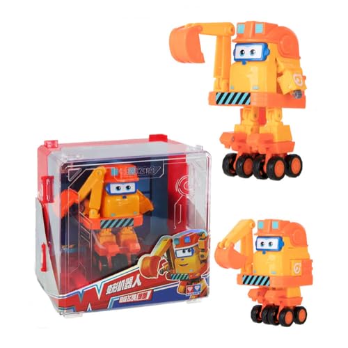 BESTWALED Scoop Mädchen Verformung Flugzeug Super Flügel Neues Spielzeug L12CM Trägheitsfahrzeug Jungen Deformation Roboter Kreatives Geschenk Kinderspielzeug Super Wings Serie 15 Figurine von BESTWALED