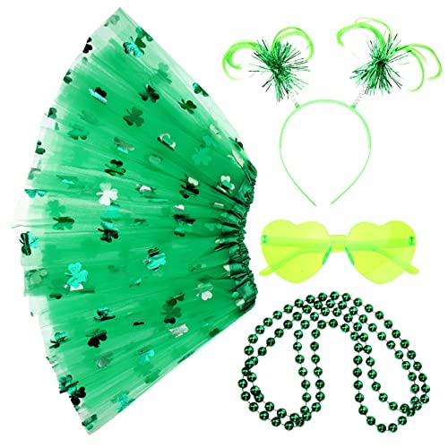 BESTYASH 1 Satz Festival Rock Set igelkostümkinder kostã¼me fã¼r erwachsene Shamrock-Kopfschmuck Irische Festkleidung Patricks st. Patrick Day Ornament Patrick Day Partyverzierung Polyester von BESTYASH