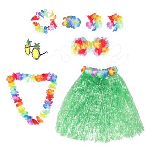 BESTYASH 1 Satz Hula-Kleid mit Quaste mottoparty hawaii Hawaii-Outfit Hula-Armband Hawaiianisches Hula-Kostüm hawaiianische Kleidung hawaiisch Schöne Hawaii-Kostüme Party-Rock-Dekor Harz von BESTYASH