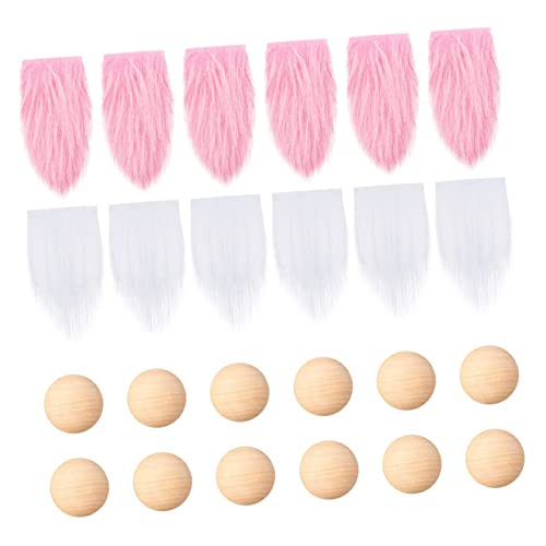 BESTYASH 1 Set Puppenbart Falsche Bärte Puppenperlennase Plüschpuppe Künstlicher Bart Für Puppe Flauschiger Zwergenbart DIY Handwerk Zwergenbart Gefälschte Zwergennase von BESTYASH