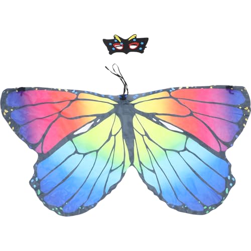 BESTYASH 1 Set Schmetterlingsflügel Kostü Cape Umhang Party Cosplay Verkleidung Für Fairy Wing Dekoration Für Festlichkeiten von BESTYASH