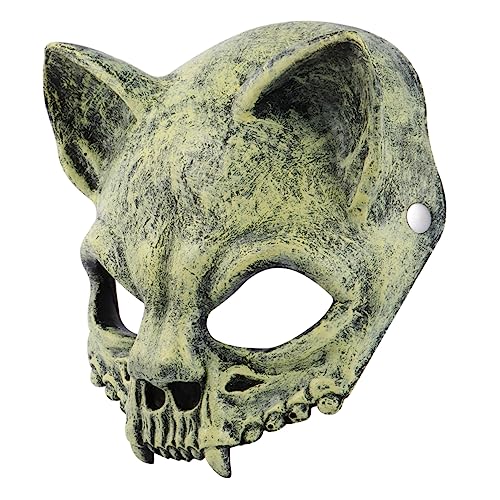 BESTYASH 1 Stück Halloween Totenkopfmaske Horror Gesichtsbedeckungen Für Männer Halloween Maske Kostümmaske Wolf Gesichtsbedeckung Halloween Cosplay Gesichtsbedeckung Halloween von BESTYASH