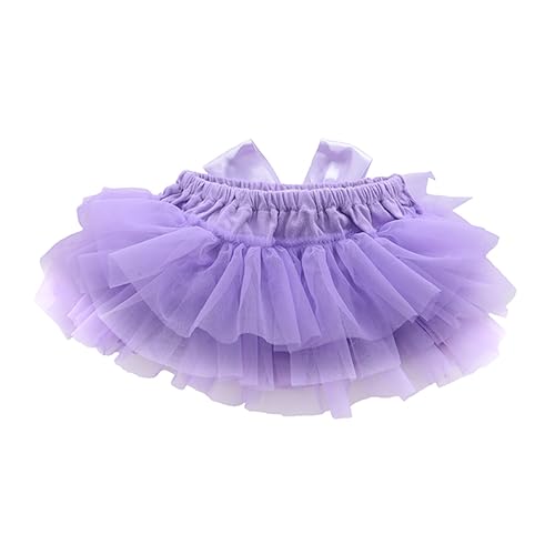 BESTYASH 1 Stück Tutu-Rock kopfschmuck Headwear Girl Flower Headband reizwäsch Rock für Mädchen Babyrock Violet von BESTYASH