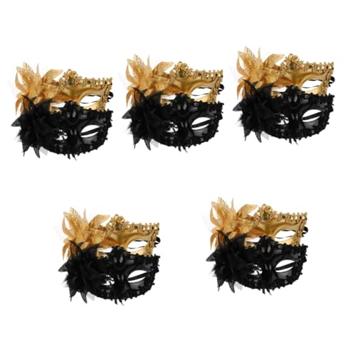 BESTYASH 10 Stück Halbmaske Dekoratives Party Zubehör Ball Japanischer Stil Cosplay Party Maske Maskerade Maske Requisiten Karnevalsmaske Party Kostüm Party Maske Dekor von BESTYASH