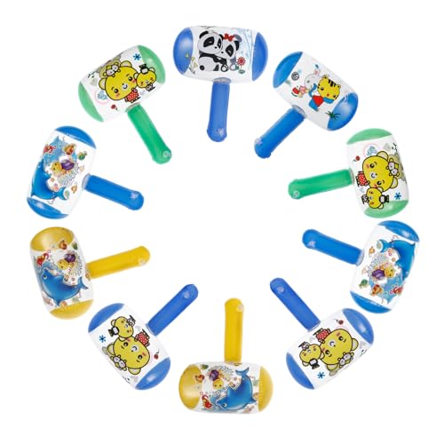 BESTYASH 10 Stück Teiliges Aufblasbare Hämmer für Lustigem Glöckchen und Pfeife Bunte Farben Leichtes für Drinnen und Draußen als Partyspaß und Aufmerksamkeitserreger Zufällige Farbe BESTYASH 10 Stück Teiliges Aufblasbare Hämmer für Lustigem Glöckchen und Pfeife Bunte Farben Leichtes für Drinnen und Draußen als Partyspaß und Aufmerksamkeitserreger Zufällige Farbe von BESTYASH