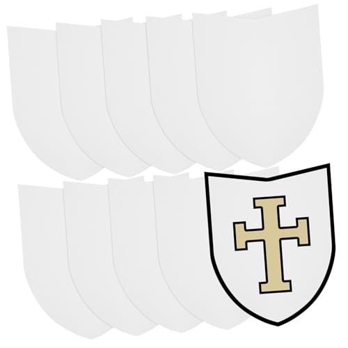 BESTYASH 10 Stück Teiliges DIY Blanko Papierschild für Stabiles Praktisches Party Cosplay Bemalen Fördert Kreativität und Handwerkliche Fähigkeiten bei Mädchen und Jungen BESTYASH 10 Stück Teiliges DIY Blanko Papierschild für Stabiles Praktisches Party Cosplay Bemalen Fördert Kreativität und Handwerkliche Fähigkeiten bei Mädchen und Jungen von BESTYASH