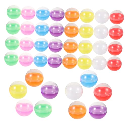 BESTYASH 100 Stück Transparente Runde Befüllbare Kapseln für Verkaufsautomaten Kunststoffkugeln Leichte Bruchsichere Partygeschenke Vielseitige Leere Bälle zum Basteln und Befüllen BESTYASH 100 Stück Transparente Runde Befüllbare Kapseln für Verkaufsautomaten Kunststoffkugeln Leichte Bruchsichere Partygeschenke Vielseitige Leere Bälle zum Basteln und Befüllen von BESTYASH