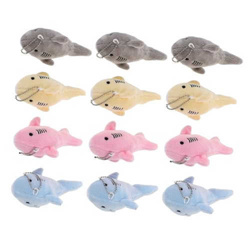 BESTYASH 12 Stück 12-teiliges Plüsch Schlüsselanhänger Mini Gefülltes Hai-Tieranhänger für Handtaschen Rucksack Taschen Deko Bunte Schlüsselanhänger Meeres-Themen Partygeschenke BESTYASH 12 Stück 12-teiliges Plüsch Schlüsselanhänger Mini Gefülltes Hai-Tieranhänger für Handtaschen Rucksack Taschen Deko Bunte Schlüsselanhänger Meeres-Themen Partygeschenke von BESTYASH