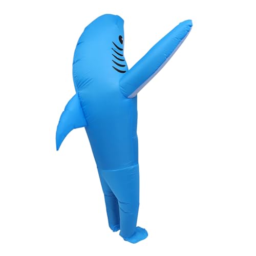 BESTYASH 1pc Dinosaurier Kostüm Aufblasbare Kleidung Zubehör Große Shark Erwachsene Leistung Outfit von BESTYASH