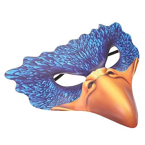 BESTYASH 1Stk Horror-Maske halloween masken halloweenmaske masken für halloween horror masken Vogel-Gesichtsbedeckung Abschlussball Maske Halloween-Maske Maskerade Vogelmaske Blue von BESTYASH