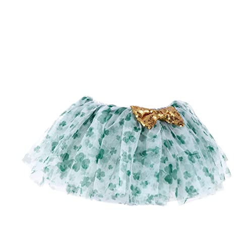 BESTYASH 1stk Tutu-rock Tanz Grünes Tutu Mädchen Grünes Tutu St. Patricks Day Kostüm Tutu St. Patricks-day-tutu Tutu Aus St. Patricks Day Tutu-kleid Tutu Green Gittergewebe von BESTYASH