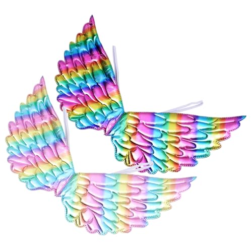 BESTYASH 2 Stück Halloween Einhorn Flügel Bunter Cosplay Party Kostüm Accessoire Karneval Verstellbar und Leicht für Themen und Fotoprops BESTYASH 2 Stück Halloween Einhorn Flügel Bunter Cosplay Party Kostüm Accessoire Karneval Verstellbar und Leicht für Themen und Fotoprops von BESTYASH