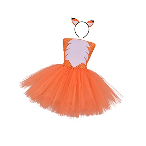 BESTYASH 2st Kleid Mädchen Tüllrock Cosplay-rock Für Mädchen Mädchenröcke Outfit Für Mädchen Fuchs Kostüm Für Kinder Gazerock Für Mädchen Röcke Für Mädchen Mädchenkostüm Kostüme Für Mädchen von BESTYASH