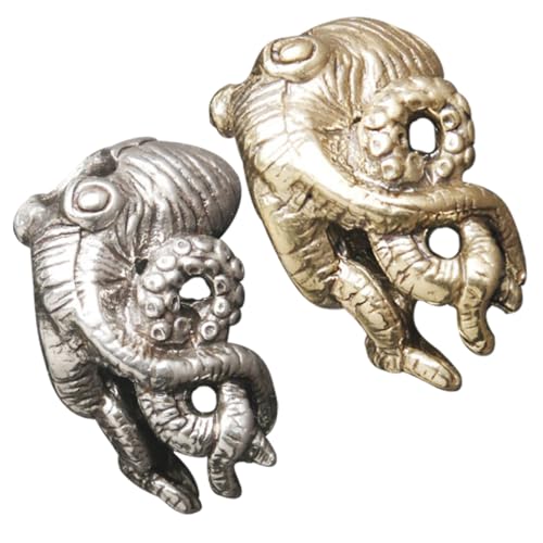 BESTYASH 2stücke Messing Okttopus Anhänger Retro Schlüsselanhänger Aus Messing Taschenanhänger Mit Feiner Verabeitung Und Schöner Textur DIY Bastelanhänger Okttopus-Dekoration Charme Orname BESTYASH 2stücke Messing Okttopus Anhänger Retro Schlüsselanhänger Aus Messing Taschenanhänger Mit Feiner Verabeitung Und Schöner Textur DIY Bastelanhänger Okttopus-Dekoration Charme Orname von BESTYASH