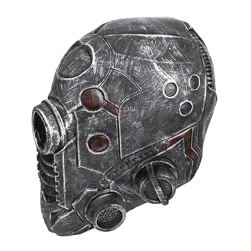 BESTYASH 4 Stück Roboter-kopfbedeckung Party Maskerade Verkleiden Teufelskostüm Schwarzes Outfit Club-maske Helm Halloween-cosplay-masken Outfit Für Männer Halloween-maske Goggle Emulsion von BESTYASH