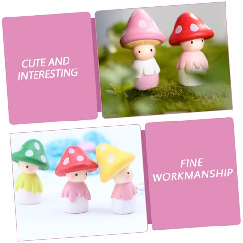 BESTYASH 4 Stück Teiliges Miniatur Pilz Puppenhaus Figuren Farbenfrohe Garten Dekoration Lebensechte Feengarten Ornamente aus Hochwertigem PVC Kompakte für DIY Puppenhäuser und Tischdeko BESTYASH 4 Stück Teiliges Miniatur Pilz Puppenhaus Figuren Farbenfrohe Garten Dekoration Lebensechte Feengarten Ornamente aus Hochwertigem PVC Kompakte für DIY Puppenhäuser und Tischdeko von BESTYASH