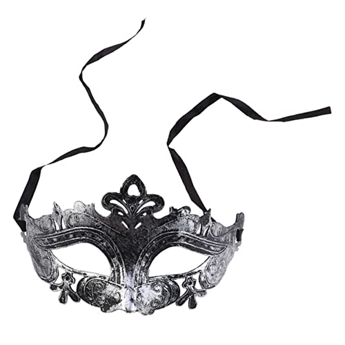 BESTYASH 4er Set Vintage Halbmaske Für Kostümparty Silberne Maskerade Maske Für Cosplay Karneval Und Theateraufführungen Prinz Schmetterling Prinzessin Fee von BESTYASH