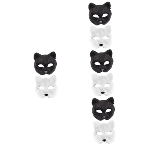 BESTYASH 8 Stk Maske Fuchs-cosplay Japanischer Fuchs Dekorative Füchse Cosplay-zubehör Für Halloween-partys Halloween-fuchskostüme Halloweenkostüm Halloween-requisiten Plüsch von BESTYASH