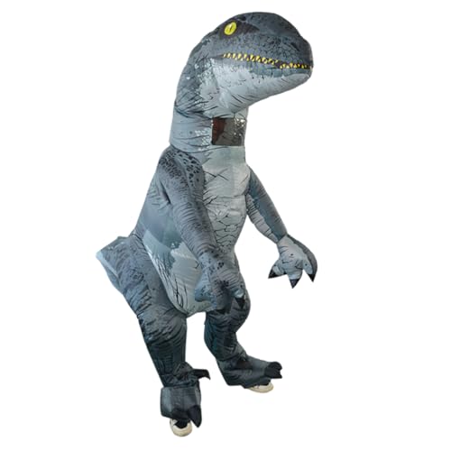 BESTYASH Aufblasbarer Velociraptor-anzug, Die Kostüm Aufführen Aufblasbare Kostüme Halloweenkostüm Kreatives Aufblasbares Kostüm Halloween-outfits Aufblasbare Anzüge Grey von BESTYASH