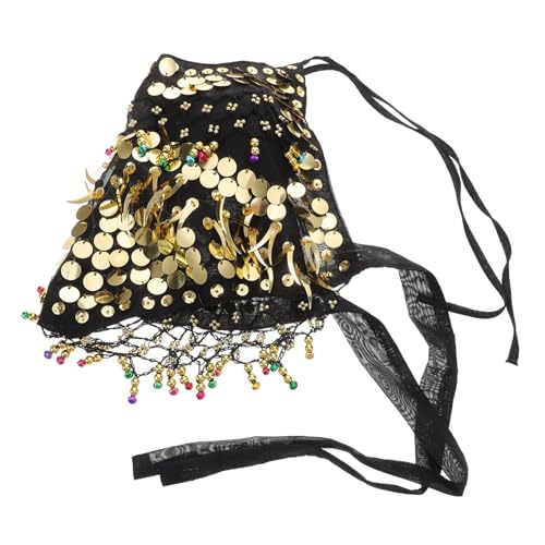 BESTYASH Bh Oberteil Für Bauchtanz Mit Pailletten Für Damen Bh Oberteil Mit Pailletten Und Quasten Glitzernd Für Bauchtanz Und Festivalaufführungen Kostüm Oberteil von BESTYASH