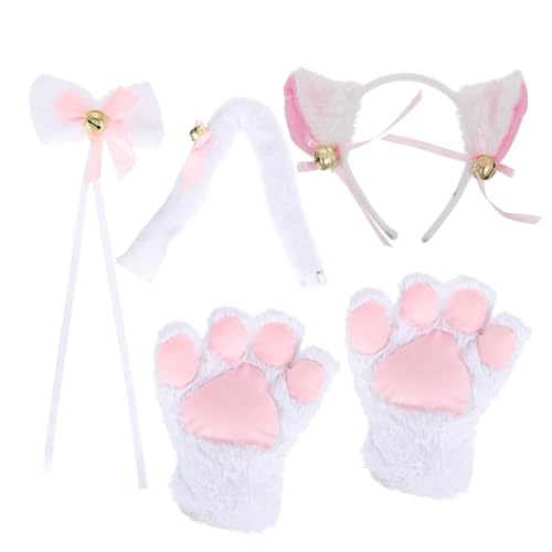 BESTYASH Cat Cosplay Kostüm für Damen Süßes Kätzchen Outfit mit Katzenohren Stirnband Katzenschwanz und Schleife Teiliges Lolita Party Kostüm für Karneval Halloween und Cosplay Events BESTYASH Cat Cosplay Kostüm für Damen Süßes Kätzchen Outfit mit Katzenohren Stirnband Katzenschwanz und Schleife Teiliges Lolita Party Kostüm für Karneval Halloween und Cosplay Events von BESTYASH