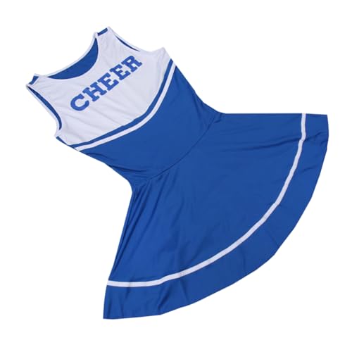 BESTYASH Damen Cheerleader Kleid Für Schulmädchen Royal Festliches Kostü Für Halloween Musical Und Partys Elegantes Cheerleader Outfit Für Frauen von BESTYASH