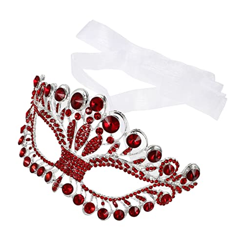 BESTYASH Diamantmaske Karneval Cosplay Masken Karnevalsmasken Venezianische Masken Venezianische Maskerade Gesichtsbedeckung Tanzkostüm Halloween Strass Maske Kostüm Für Männer von BESTYASH