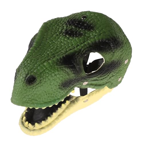 BESTYASH Dinosaurier Kopfbedeckung Halloween Kostüme Halloween Maske Party Cosplay Dinosaurier Maske Dinosaurier Maske Beweglicher Kiefer Dinosaurier Masken Für Streiche von BESTYASH