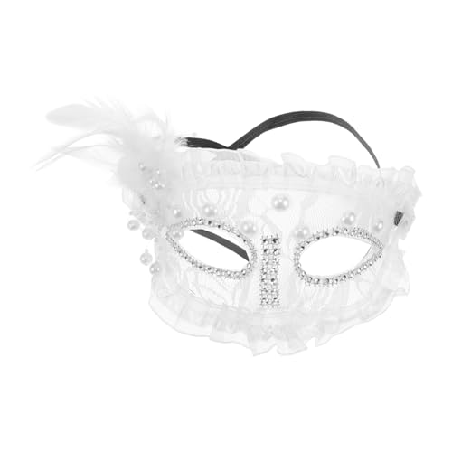 BESTYASH Elegante Maske Federmaske Maskerademaske Damenmaske Halbgesichtsmaske Kostümmaske Für Halloween Karneval Und Partyzubehör von BESTYASH