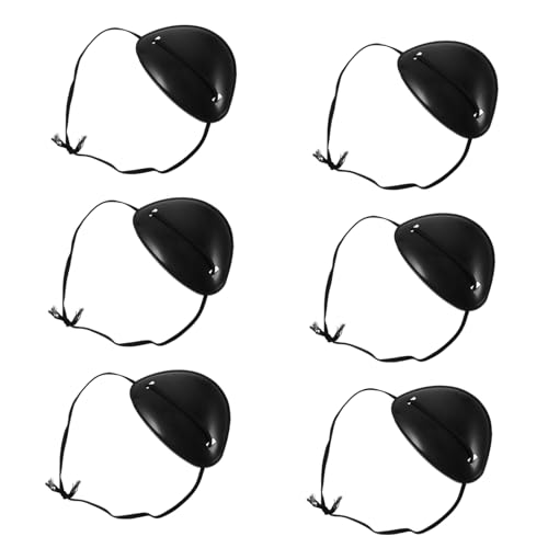 BESTYASH Halloween-party-zubehör 6 Stück Piraten-augenklappen Cosplay-augenmasken Maskenball-masken Leicht Atmungsaktiv Einfach Zu Tragen BESTYASH Halloween-party-zubehör 6 Stück Piraten-augenklappen Cosplay-augenmasken Maskenball-masken Leicht Atmungsaktiv Einfach Zu Tragen von BESTYASH