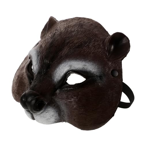 BESTYASH Halloween-tiermasken Volles Kostüm Lustige Masken Halloween-cosplay-maske Maskerade Tierkopfmaske Halloween-maske Neuartige Kostümmasken Tierische Halbmaske Tierkostüm Pu-schaum von BESTYASH