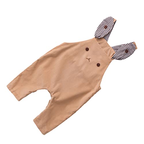 BESTYASH Hosenträger Körper für Neugeborene Ihr Lieben Babys clothes klamotten kleidung -Fotoanzug Neugeborenes Fotokostüm für Kleinkinder Baumwolle Khaki von BESTYASH