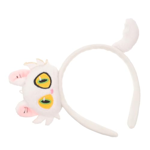 BESTYASH Katzen-Stirnband cat ears headband Weißes Stirnband mit Katzenohren Katzenkostüme Stirnbänder lustiges Stirnband haustier stirnband dekoratives Stirnband Mädchen-Stirnband Plüsch von BESTYASH