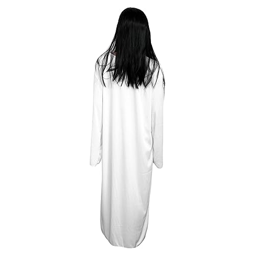 BESTYASH Kleid der Geisterbraut Geisterkostüm für Kleinkinder schreckliches brautkleid weißes Oberteil halloween costume halloween kleidung weißer Zombieanzug Halloween-Partyzubehör von BESTYASH