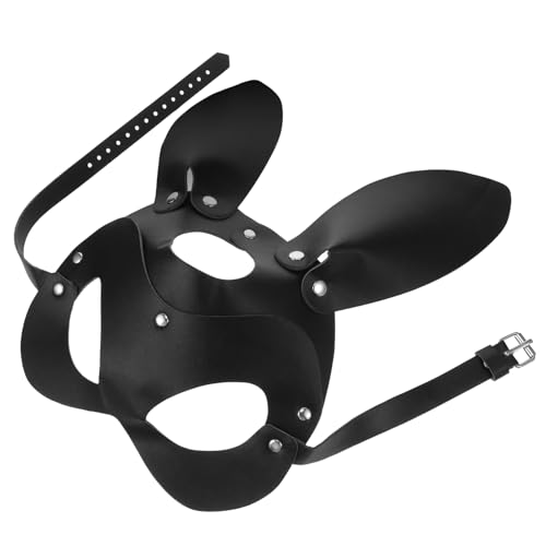 BESTYASH Ledermaske Hasenmaske Für Damen Dekorative Karnevalsmaske Für Maskenball Und Partys Ideal Für Halloween Karneval Und Festliche Anlässe Hochwertiges Material Und Elegantes von BESTYASH