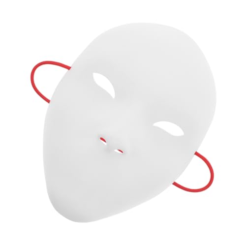 BESTYASH Leere Maske Retro-masken Herrenmasken Gesichtsstirnbänder Kosmetische Masken Make -up -stirnbänder Dekorative Masken Halloweenkostüm Materielle Masken Frauenmasken Plastik Weiß von BESTYASH