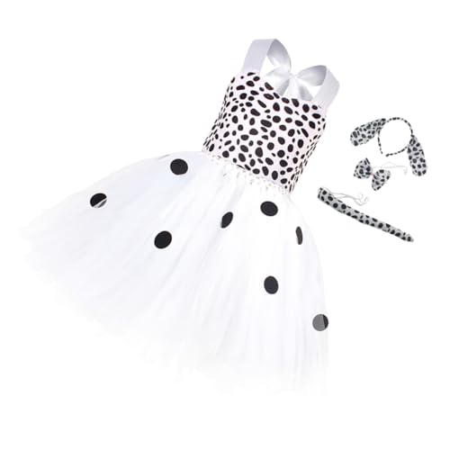 BESTYASH Mädchen Halloween Kostüm Set Prinzessinnen Kleid Für Kleinkinder Netz Tüll Rock Ideales Cosplay Outfit Für Kleine Mädchen Jahre Für Feste Und Karneval von BESTYASH