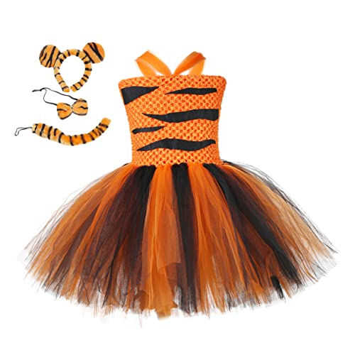 BESTYASH Röcke für Mädchen halloween costume halloween kleidung kinderkostüme Kinderkleidung mit Tiermotiv costume halloween kleidung kinderparty Kinderröcke Rock für Mädchen Orange von BESTYASH