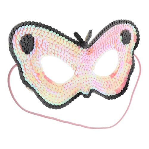 BESTYASH Schleife Maske Augenklappen für Kinderzaun Eltern-Kind-Masken Maskerade Maske Party Masken für japanische Maske Karnevalsmasken für Erwachsene Vlies Rosa von BESTYASH