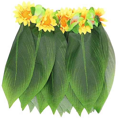 BESTYASH Simulierter Blattrock igelkostümkinder costume mottoparty hawaii hawaiian shirt hawaiihemd Schwimmer Luau-Party hula Hula-Kleid mit Quaste Hawaii-Hula-Kleid Seidentuch von BESTYASH