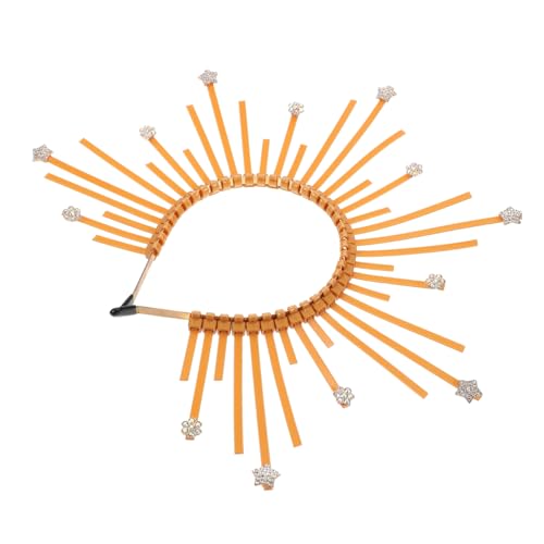 BESTYASH Sunburst Spike Crown Kopfschmuck Für Halloween Cosplay Festivals Und Göttinnenkostüme Auffälliges Haaraccessoire Für Partys Und Veranstaltungen von BESTYASH