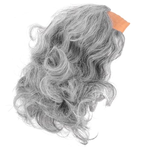 BESTYASH Synthetic Wig graue perücke Cosplay perücke Synthetische Haarperücke Opa Perücke Alter Mann Perücke Cosplay-Perücke für Herren Perücke eines älteren Professors chemische Faser Grey von BESTYASH