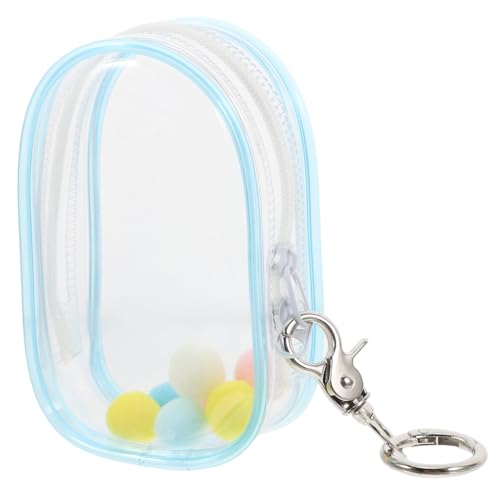 BESTYASH Transparente Sammler tasche mit Reißverschluss Staubschutz Kleine Puppen Aufbewahrungstasche Tragbar mit Schlüsselanhänger für Mini Figuren und Blindbox Displays BESTYASH Transparente Sammler tasche mit Reißverschluss Staubschutz Kleine Puppen Aufbewahrungstasche Tragbar mit Schlüsselanhänger für Mini Figuren und Blindbox Displays von BESTYASH