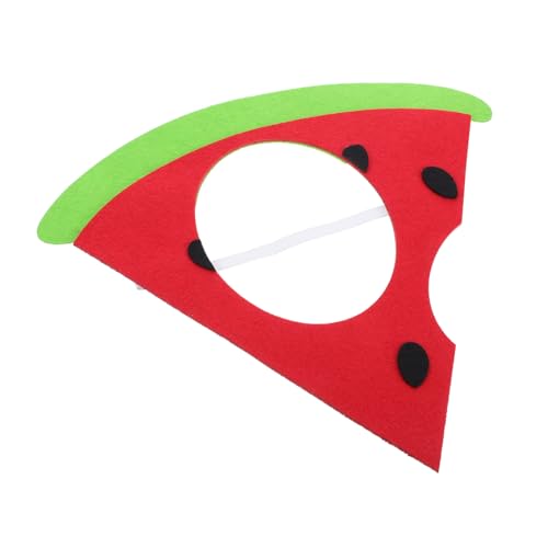 BESTYASH Wassermelonen-filzmaske Foto-requisiten Für Fotografie Süße Süße Filzmaske Cartoon-design- Fruchtmaske Cosplay- Cartoonmaske Cartoon-foto-requisiten Gefühlt Rot von BESTYASH