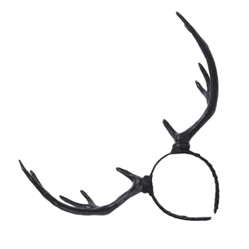 BESTYASH Weihnachtlicher Haarreif mit Einzigartigem Schwarzem Rehgeweih Elastisch und Wiederverwendbar Festlicher Haarschmuck für Erwachsene für Kostüm und Weihnachtsfeiern BESTYASH Weihnachtlicher Haarreif mit Einzigartigem Schwarzem Rehgeweih Elastisch und Wiederverwendbar Festlicher Haarschmuck für Erwachsene für Kostüm und Weihnachtsfeiern von BESTYASH