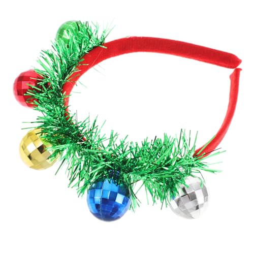 BESTYASH Weihnachtskugel Stirnband Für Kinder Festliches Band Und Dekorativer Kugelkopfschmuck Weihnachtshaarschmuck Für Weihnachtsfeiern Und Feiern Dekorative Weihnachtsaccessoires von BESTYASH